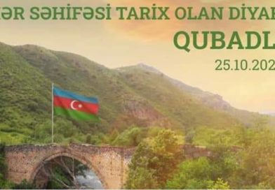 Qubadlının işğaldan azad edilməsi tarixi hadisə idi. Qubadlının işğaldan azad edilməsi tarixi hadisə idi.